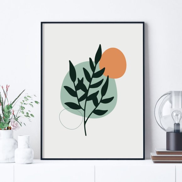 Modern Minimalist Abstract Boho Wall Art Print Home Decor [No Frame] - Picture 3 of 6
